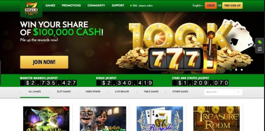 7reels Casino Sister Sites