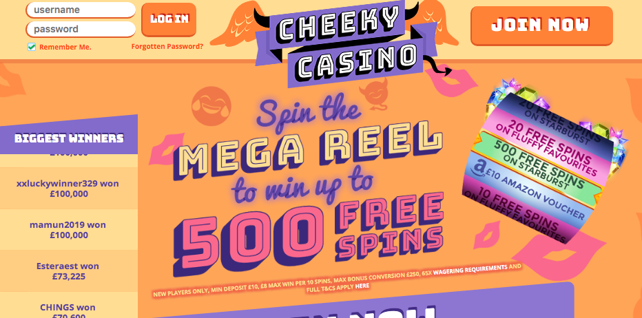 Cheeky Casino Sister Sites
