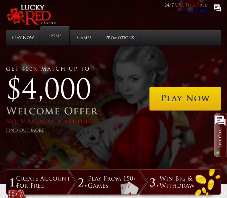Lucky Red Casino Review : Is a Scam or Legitimate?