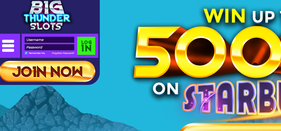 Big Thunder Slots Sister Sites