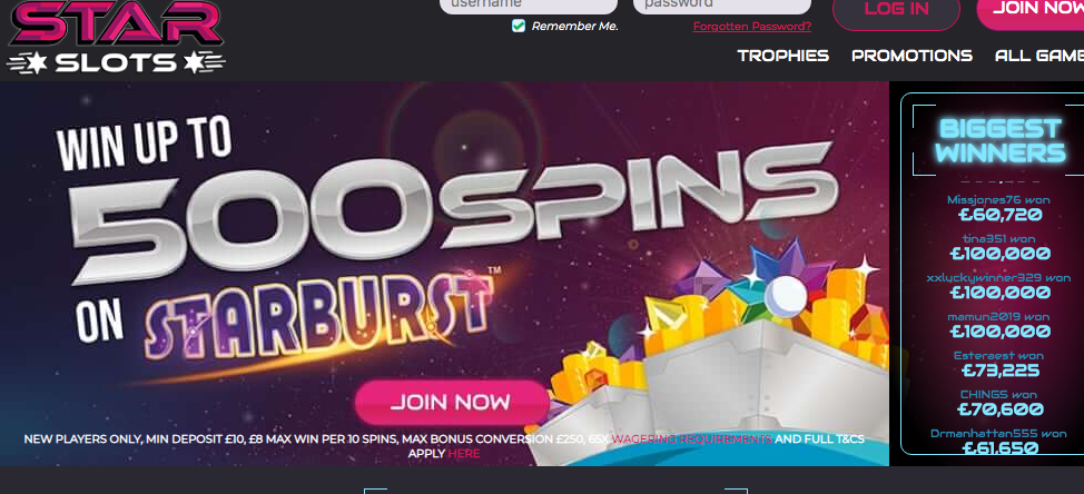 Star Slots Sister Sites